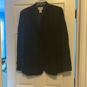 Black Striped Blazer